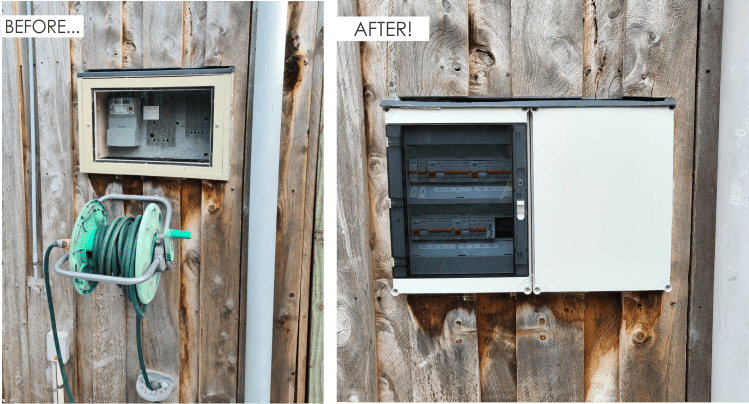 Outdoor Meter Panel Upgrade